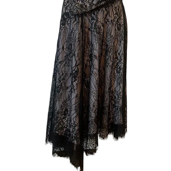 VTG Nicole Miller Y2K Lace Dress Hoco Prom Wedding Witchy Fairygrunge Whimsygoth - Picture 11 of 14